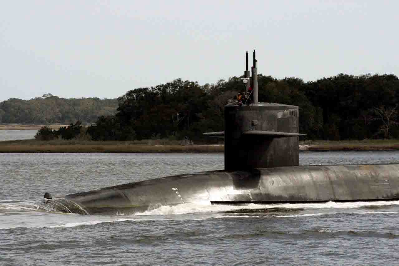 The Ohio-class USS Wyoming (SSBN 742)